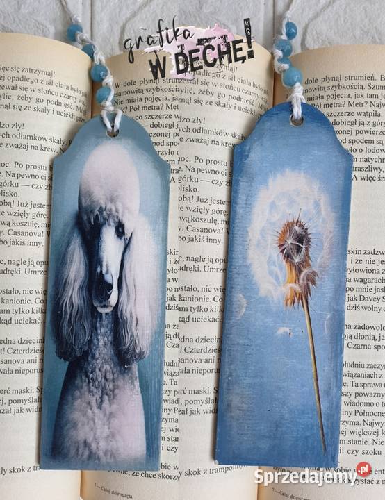 Zakładka do książki pies psy decoupage wielokolorowy Kraków