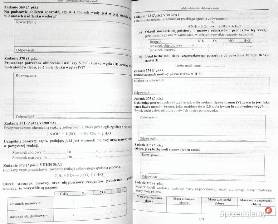 Chemia Tom 1 i 2 Zbiór zadań 20022013 Dariusz miękka Chełm