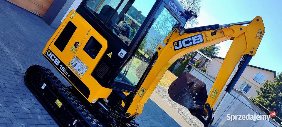 JCB 16 C1 mini koparka 3 łyżki 19c1 sprowadzona Koparki świętokrzyskie sprzedam