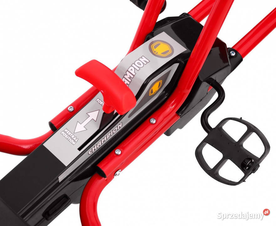 Gokart Champion czerwony pompowane koła 26 napęd