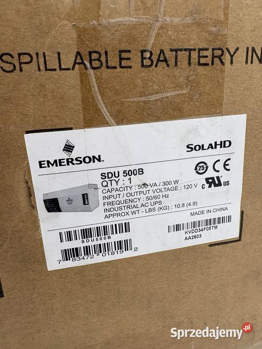 Emerson SBU 500B UPS Warszawa
