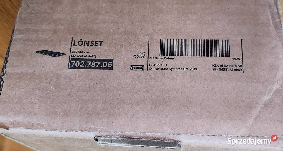 Ikea Lnset dno łóżka 70 x 200 Warszawa