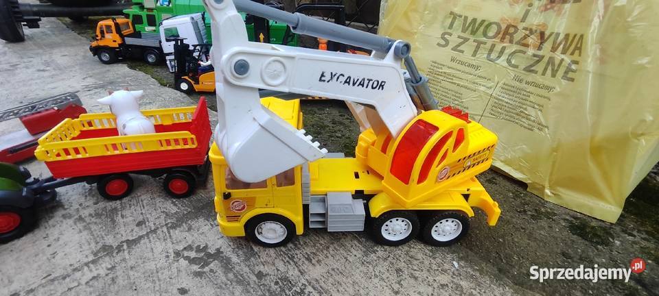 Zabawki śmieciara kopara i inne Świdnica sprzedam
