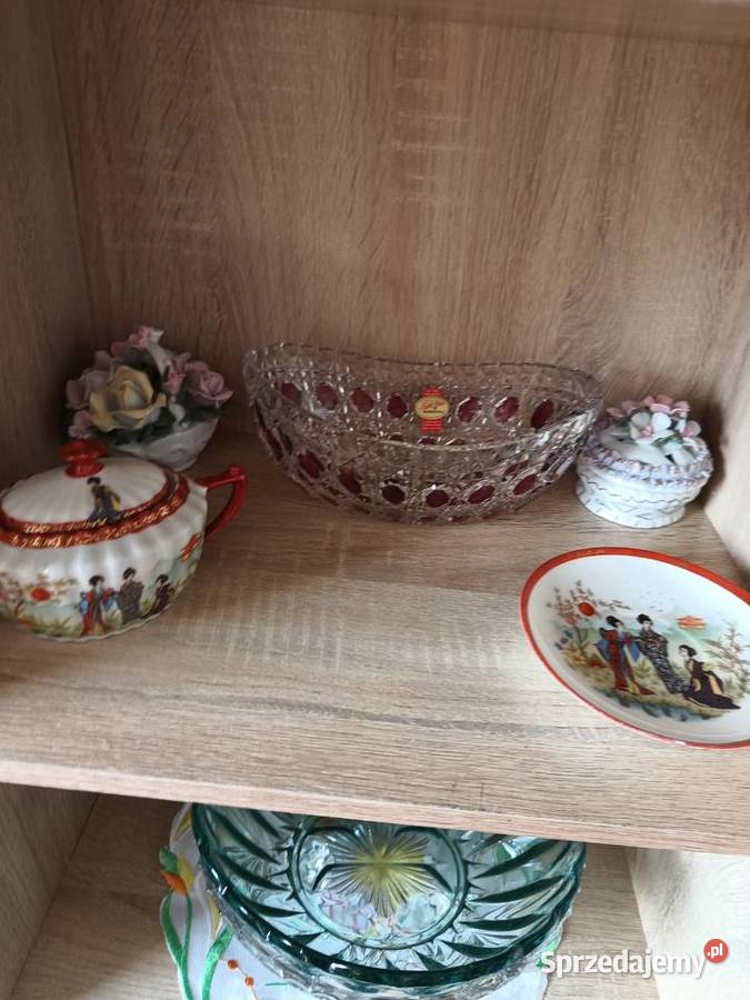 Ozdobne szklo prl