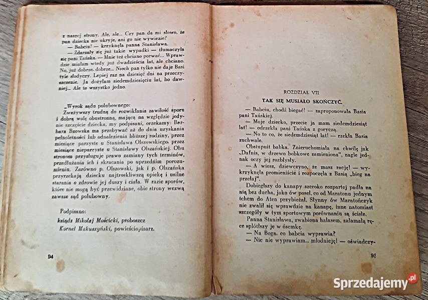 Awantura o Basię wydanie 3 1946 r Kornel Ostrów Wielkopolski
