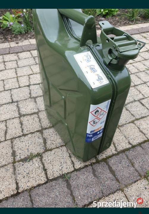 Kanister 10l metalowy Strzelin sprzedam