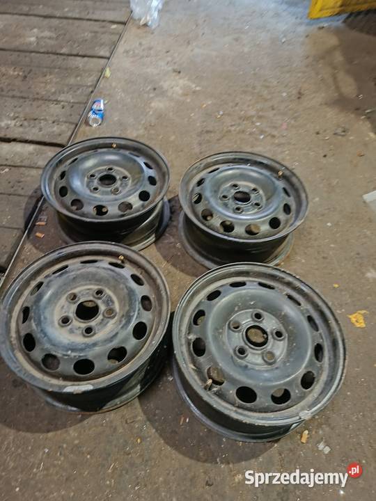 Komplet felg stalowych 15 ET55 5X112 Audi Januszowice