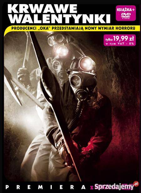 KRWAWE WALENTYNKI KSIĄŻKA DVD FOLIA fa DVD Goleniów