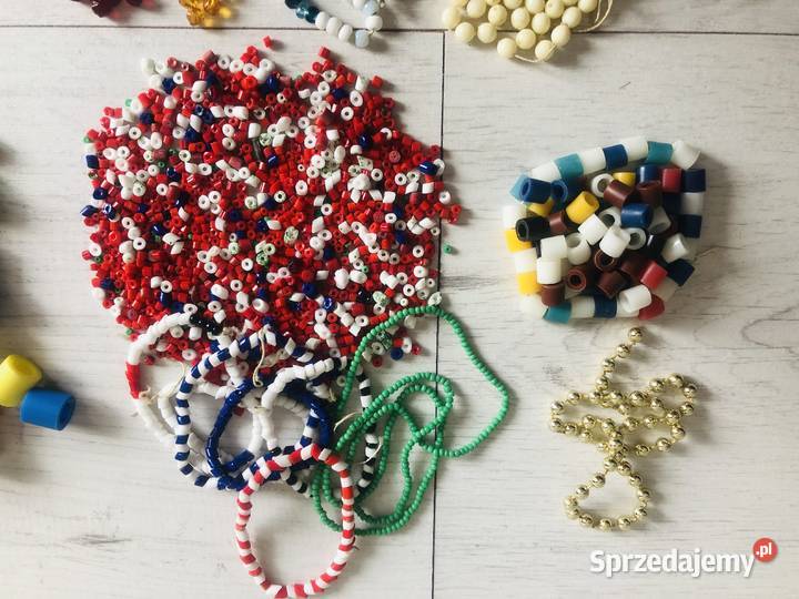 Koraliki korale zawieszki do nawlekania Łódź