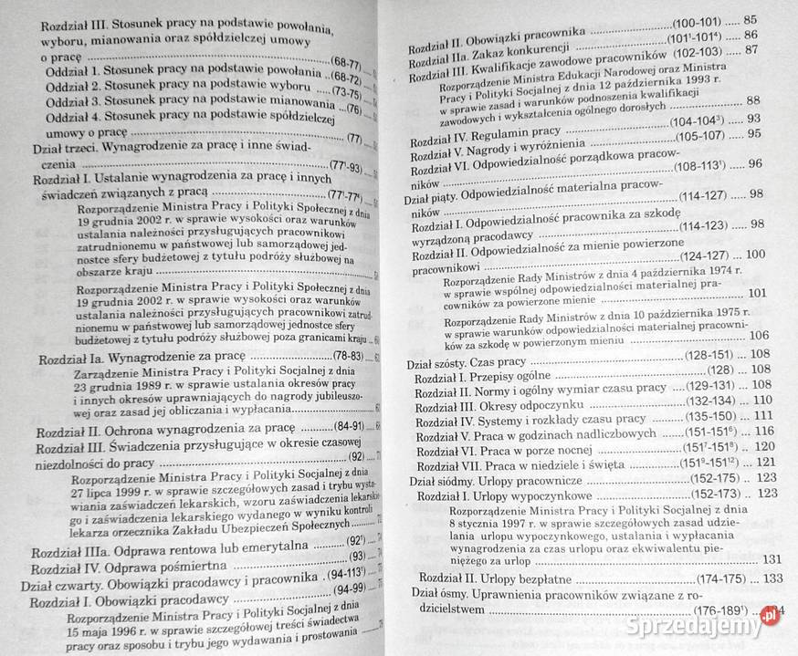 Kodeks pracy 2004 miękka Chełm
