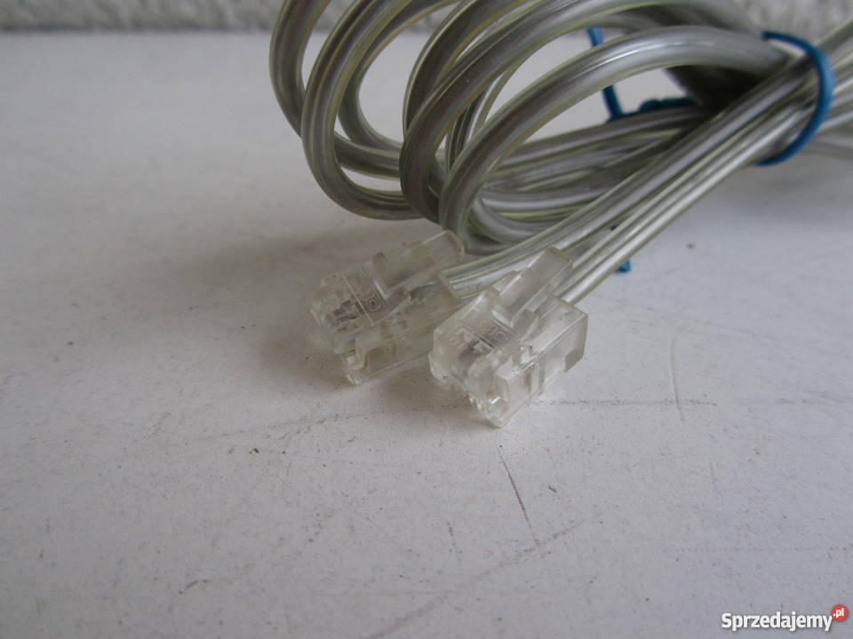 Kabel telefoniczny wtyk RJ11 6p2c x 2 dł 21m Olecko