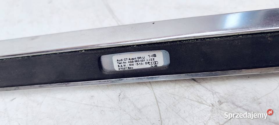RELING DACHOWY CHROM AUDI A6 C7 AVANT 4G9860021A osobowe Przystajń