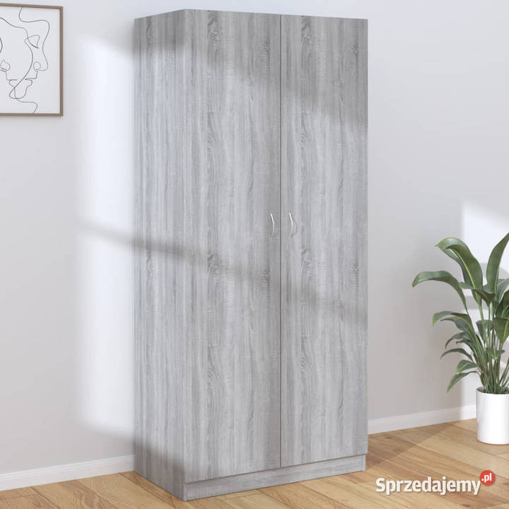 Szafka szary dąb sonoma 90x52x200 materiał Warszawa
