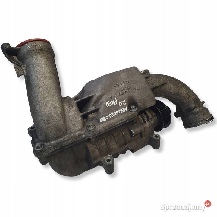 KOMPRESOR DOŁADOWANIA Mercedes W203 20 K Silniki i osprzęt Chełm