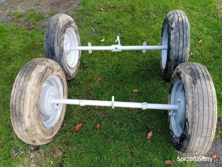 Oś kompletna z kołami Dębica