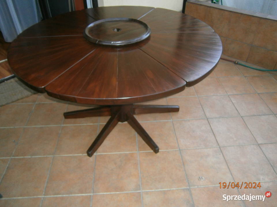 Stół okrągły piękny z funkcją do montażu 130cm Poddębice