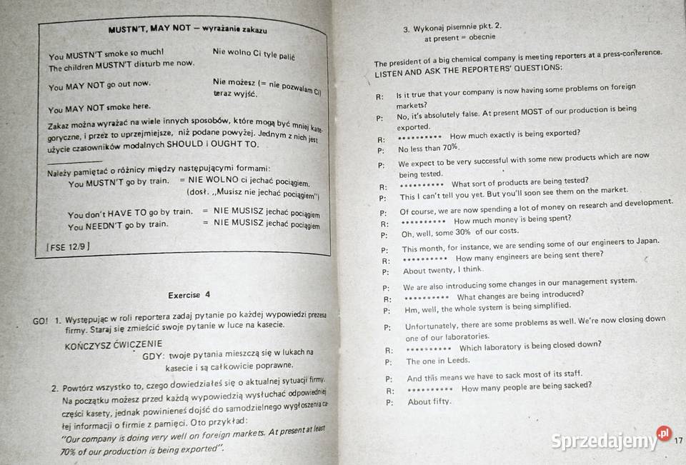 The next steps in English Kurs 34 Henryk Rok wydania 1988