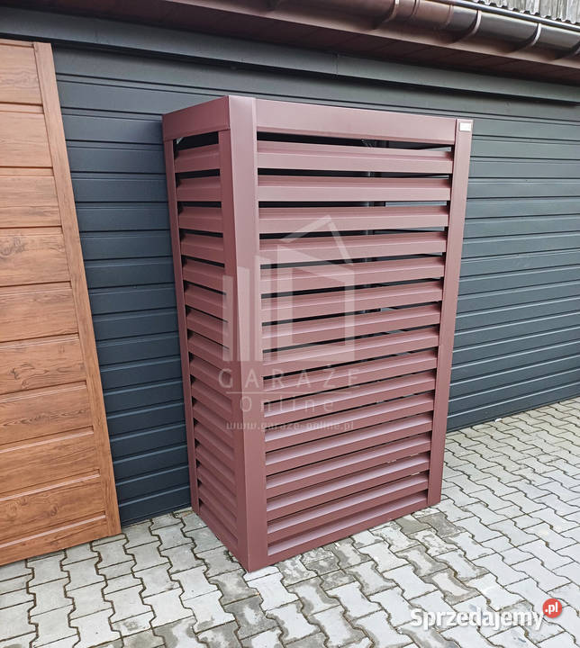 Osłona pompy ciepła 80x40x190 ciemny brąz ID477 zachodniopomorskie Gryfice