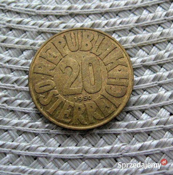 Austria 50 Groszy 1950r Niski Nakład Kalisz sprzedam