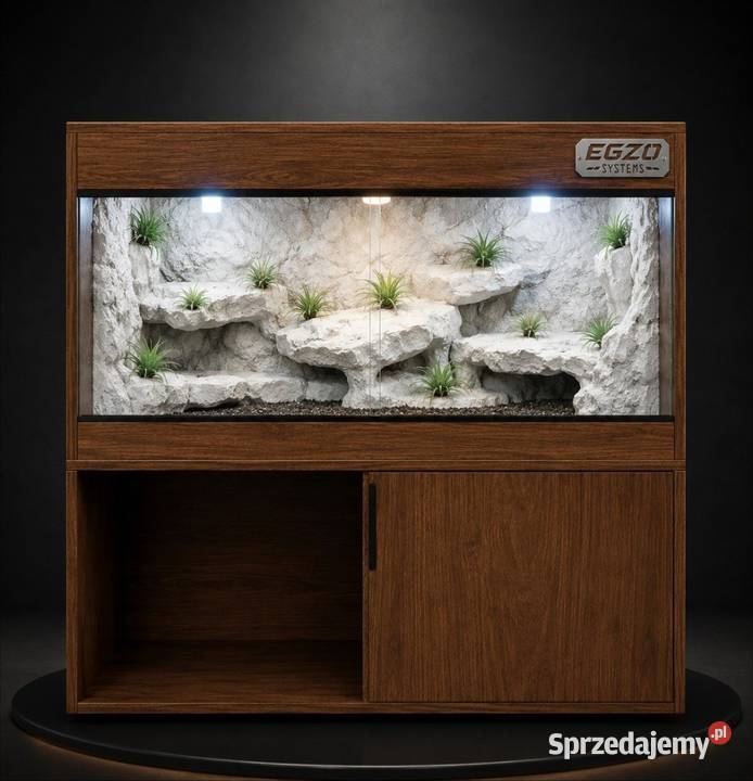 Terrarium agamy brodatej żółwia greckiego gekona Terrarystyka Chełm