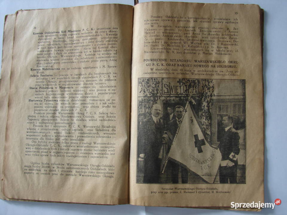 Czerwony Krzyż 1 1 czerwiec 1925 r stara książka mazowieckie Warszawa