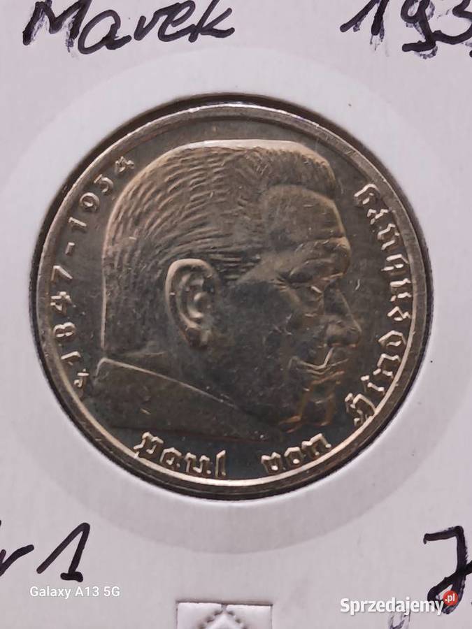 5 Marek Niemcy 1939 r Paul von Hindenburg men J Konin