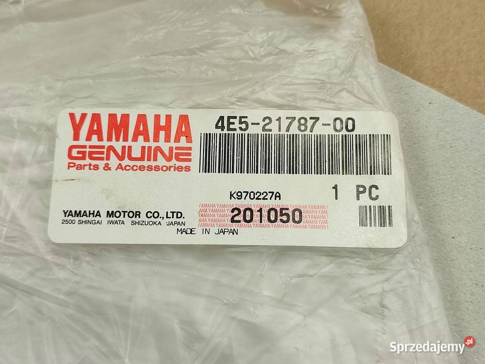 NAKLEJKA NA BAK PRAWA YAMAHA XT500 19861989 lubelskie