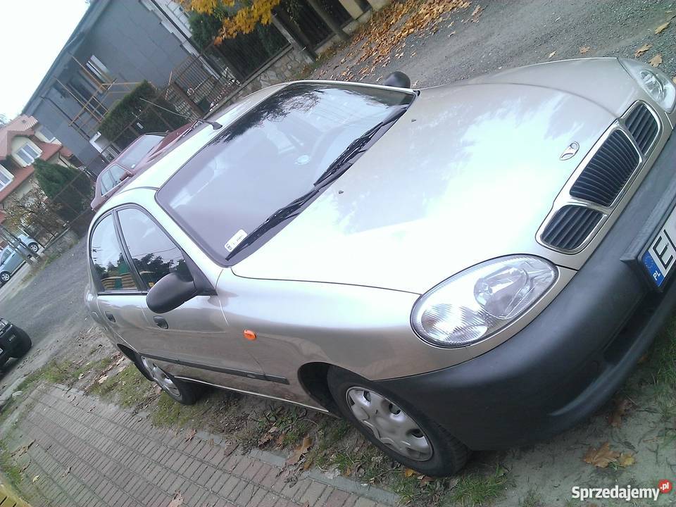 Daewoo Lanos 14 8V 2004r Klimatyzacja przebieg Łódź