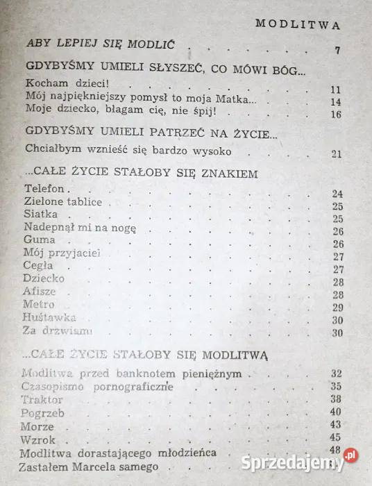 Modlitwa i czyn Michel Quoist lubelskie Chełm sprzedam