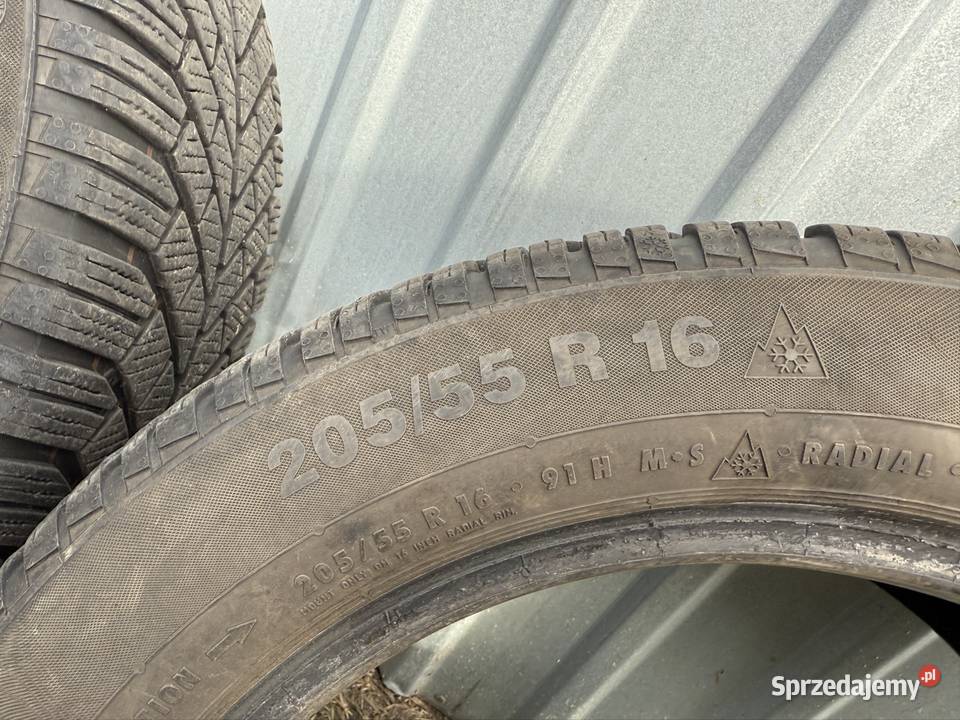 Opony Continental 2055516 r16 zimowe zima Samochodowe