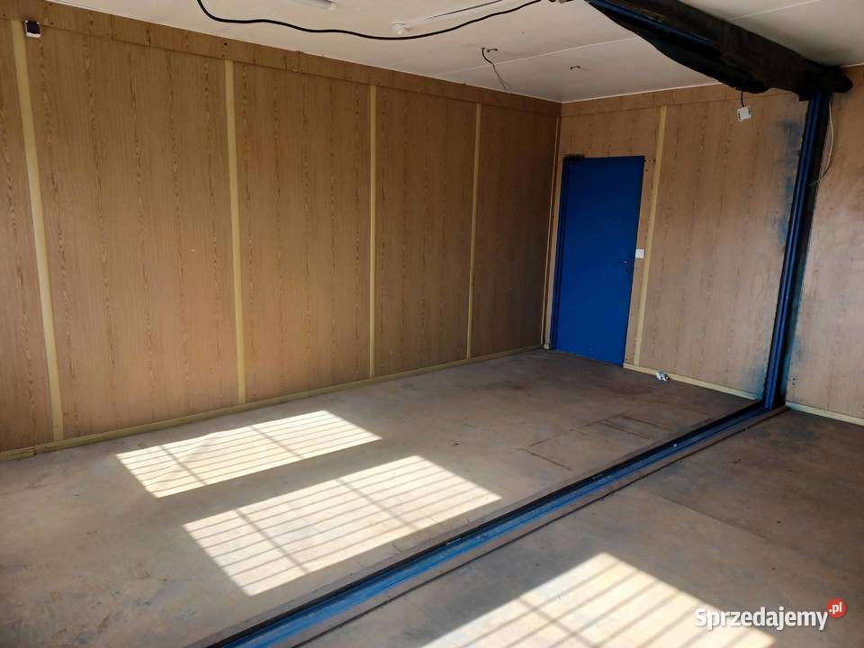 KONTENER BIUROWY PODWÓJNY DUO OŚWIETLENIE Biuro Wrocław