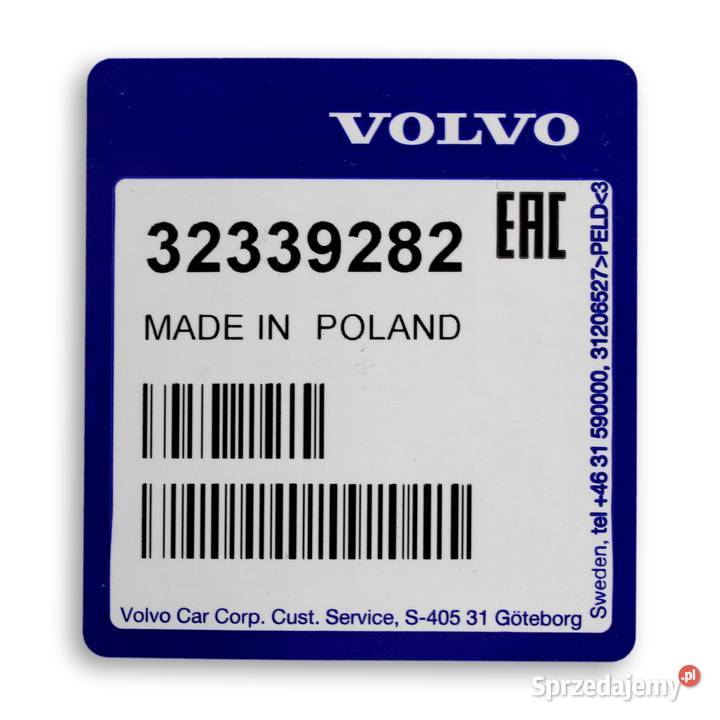 VOLVO XC40 EX40 chlodnica ukladu klimatyzacji