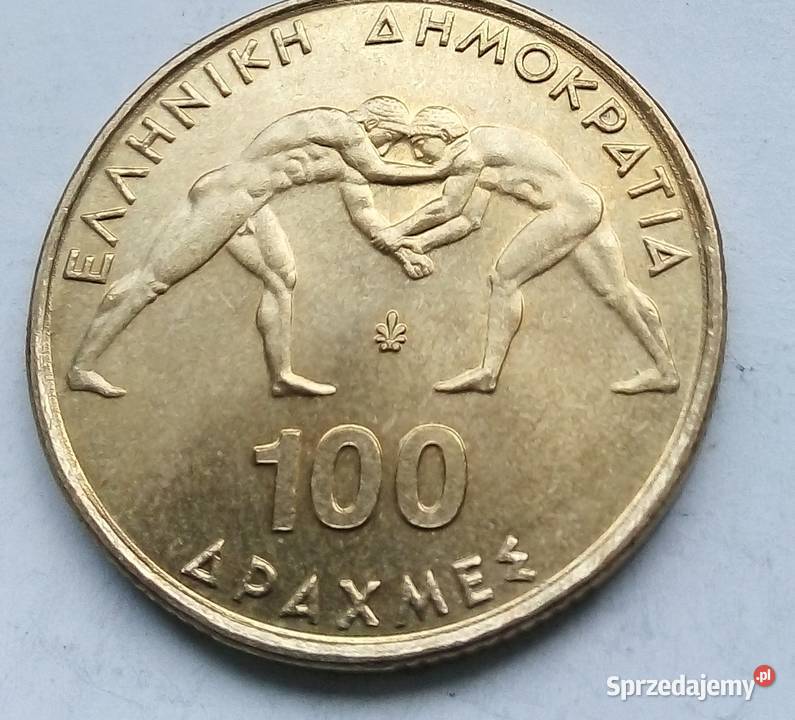 GRECJA100 DRACHM1999 rZAPASY mazowieckie Legionowo