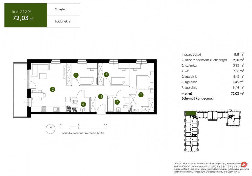 sprzedaży mieszkania Kraków Pękowicka 7203m2 4