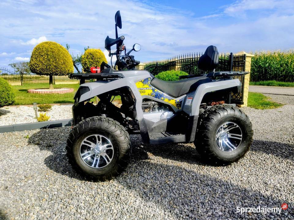 Quad Hummer 200R LONG Zarejestrowany z pługiem
