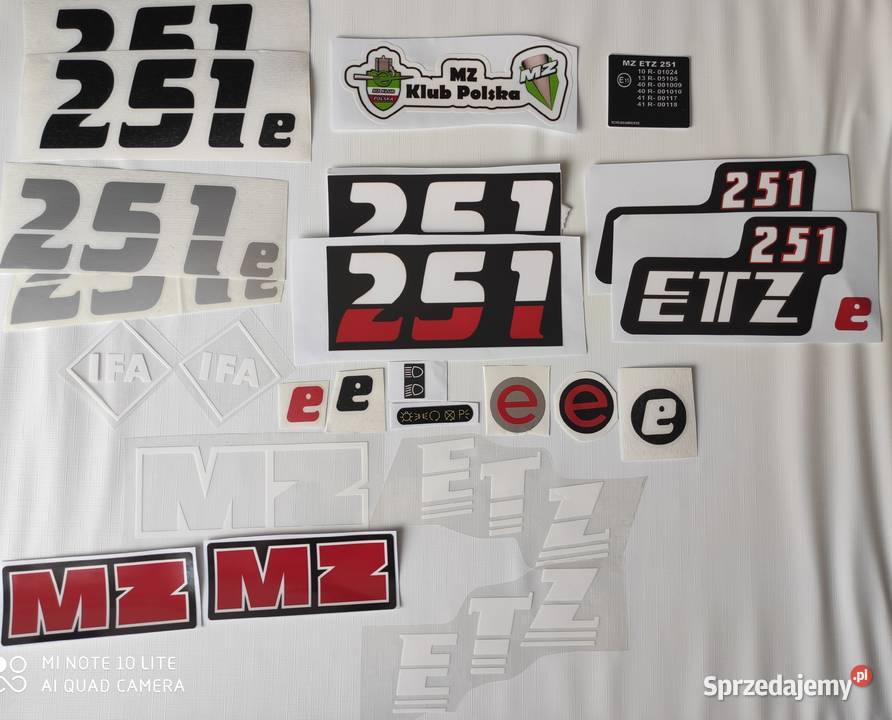 MZ logo na siedzenie IFA MZ ETZ prasowanka Przeworsk