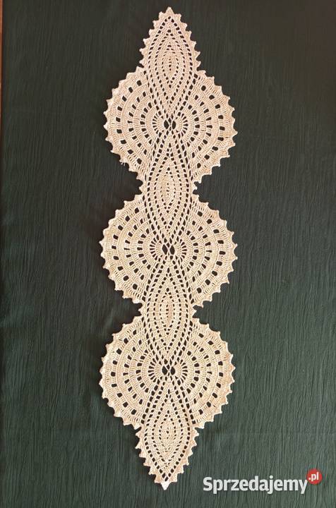 Bieżnik szydełkowy serweta rękodzieło prezent sprzedam
