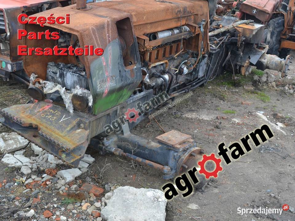 Deutz DX 610 części skrzynia biegów silnik oś Pozostałe Byków