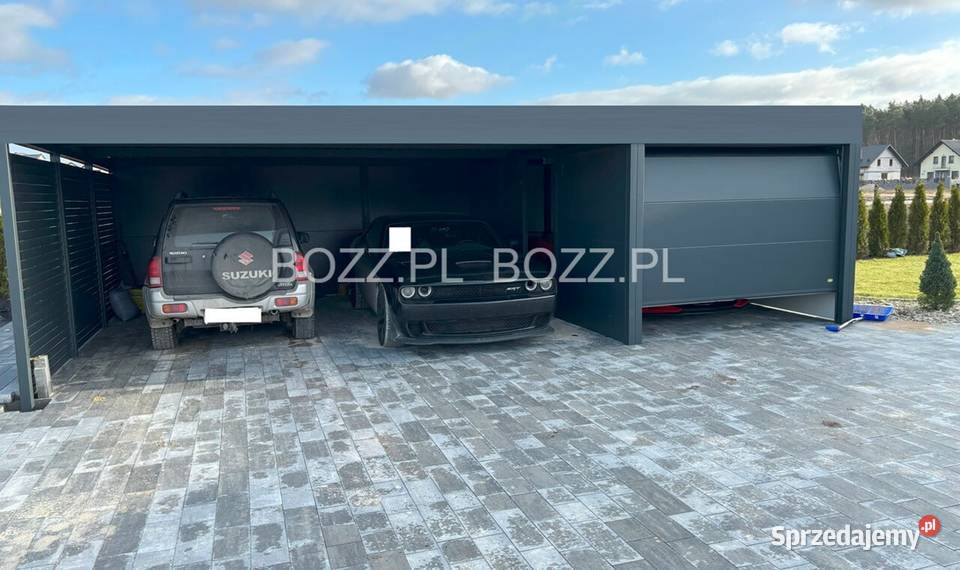 Wiata garażowa na 2 samochody garaż śląskie Katowice
