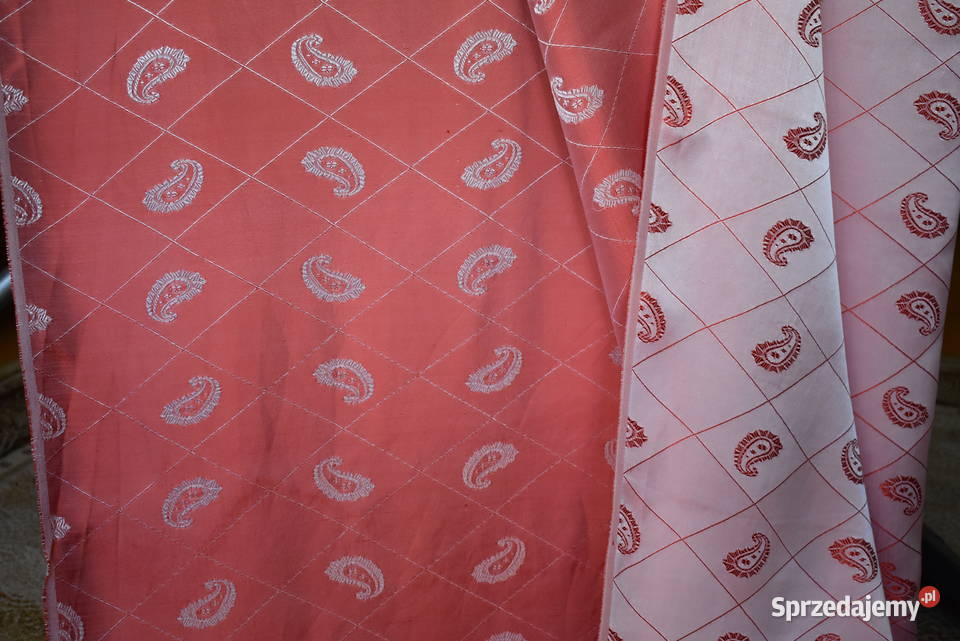 Tkanina dekoracyjna vintage PRL mazowieckie