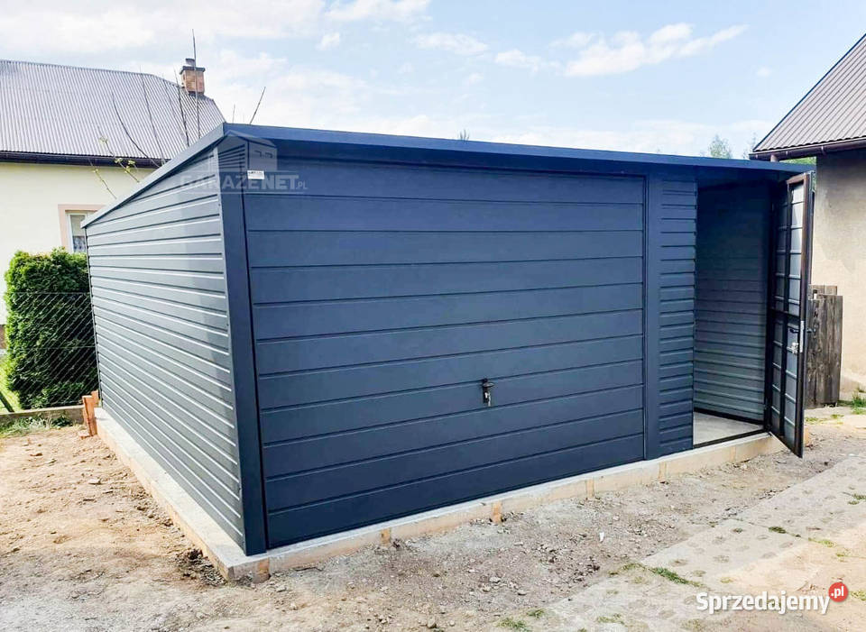 GARAZ BLASZANY 45M X 6M POZIOM SPAD TYŁ BRAMA Płock