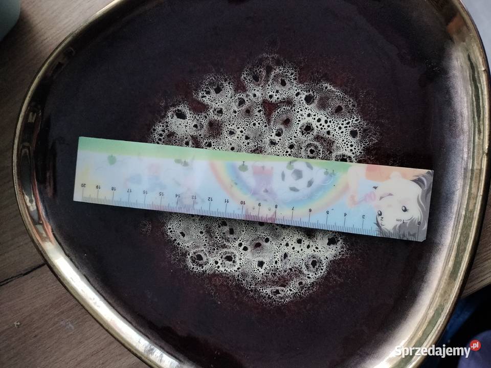 Duża ceramiczna patera trójkątna