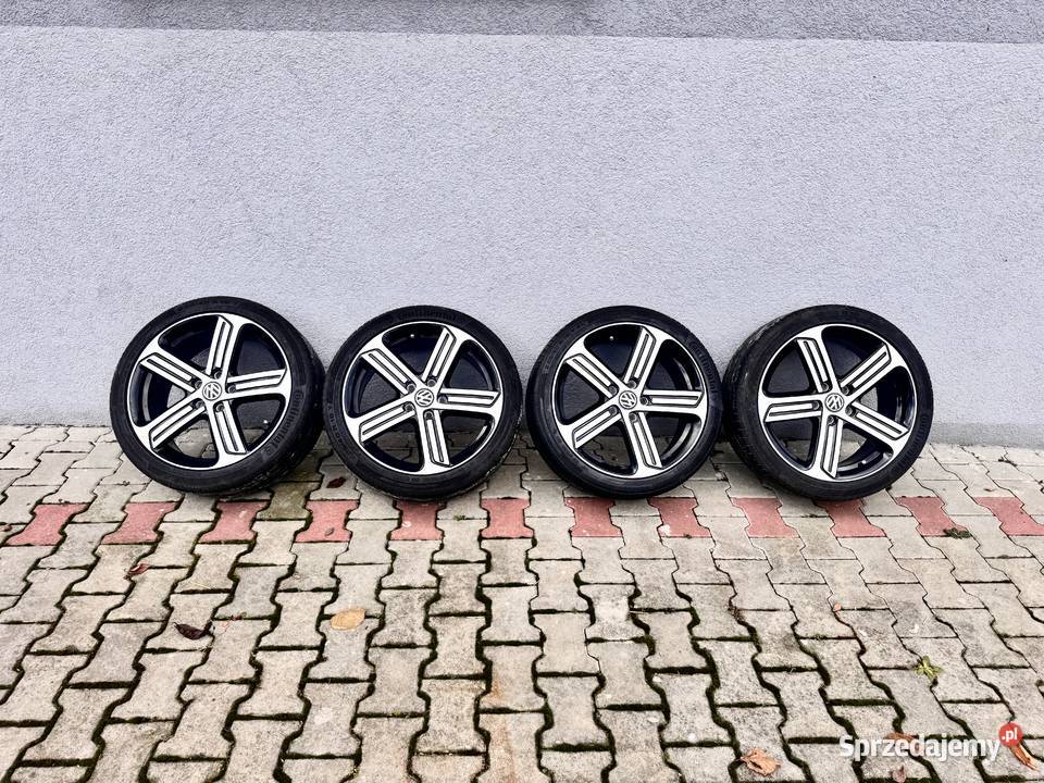 Felgi 18 5x112 z Oponami OE Volkswagen aluminiowe małopolskie Książ Wielki