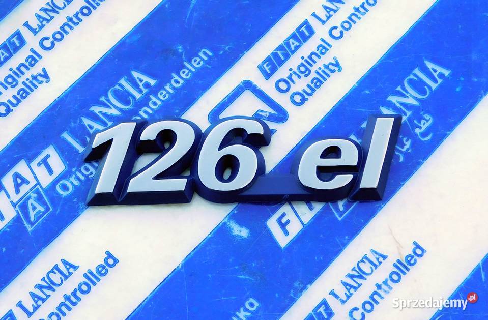 NOWY emblemat znaczek logo napis 126el Fiat 126p Tarnów