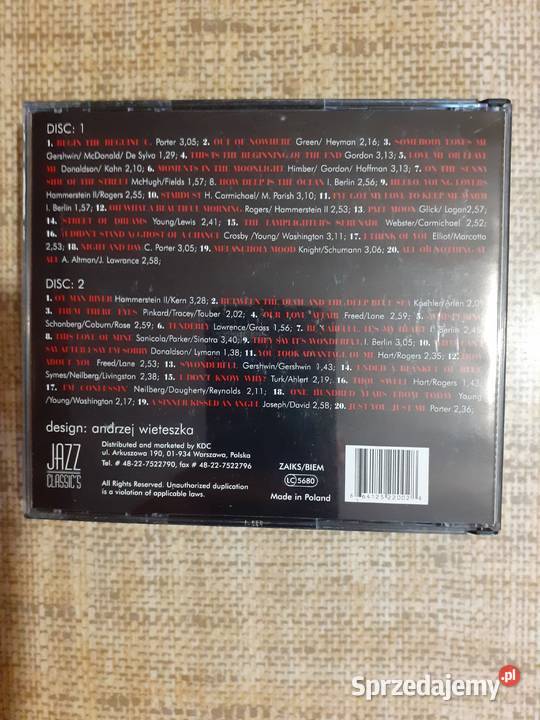 Sprzedam oryginale 2 CD Frank Sinatra Jazz sprzedam
