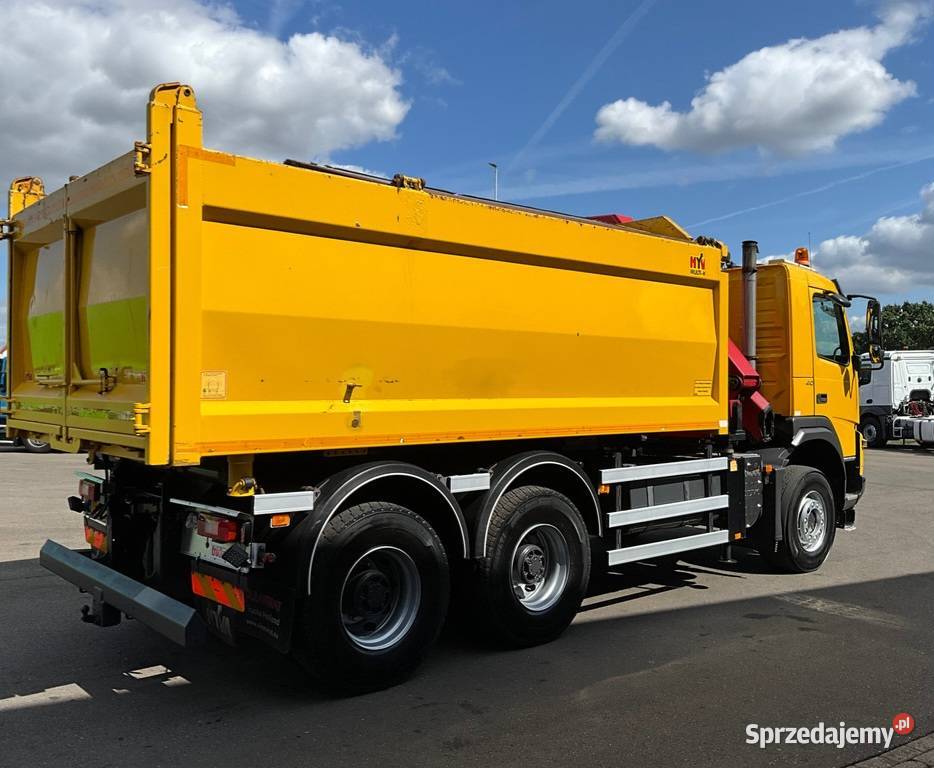 WYWROTKA 6 x z dzwigiem Volvo FMX Rok produkcji 2016 Warszawa