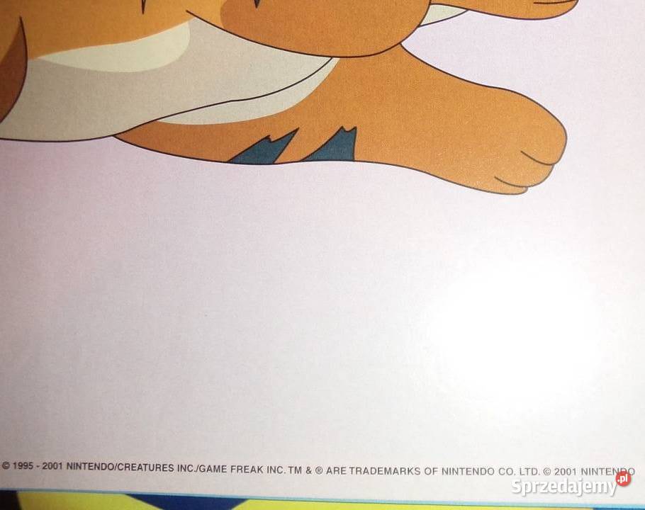 plakat gaming poster żółty kurczak Pokemon Rzeszów sprzedam