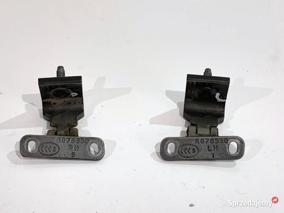 ZAWIASY KLAPY TYŁ KOMPLET AUDI Q8 SUV Argusbraun Zawiasy, bolce i prowadnice Części samochodowe