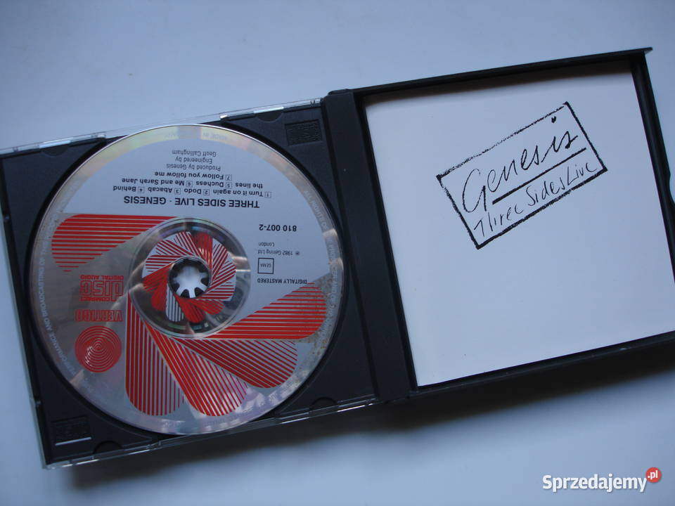 GENESIS Three Sides LIVE 2xCD Zielona Góra