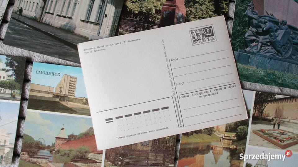 Smoleńsk pocztówki bez obiegu kartki pocztówki łódzkie Łódź